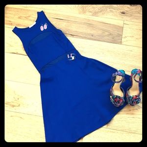 Blue swing dress